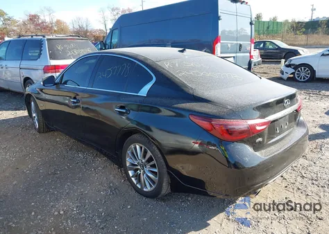 2018 Infiniti Q50 3.0T Luxe из США, поврежденный, VIN JN1EV7AR0JM610586